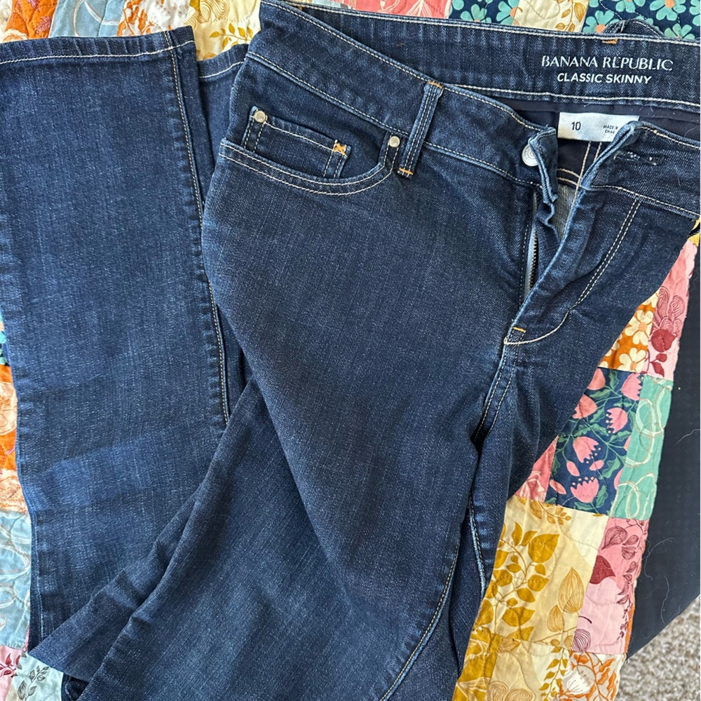 Banana Republic Women's Skinny Jeans - Deep Indigo